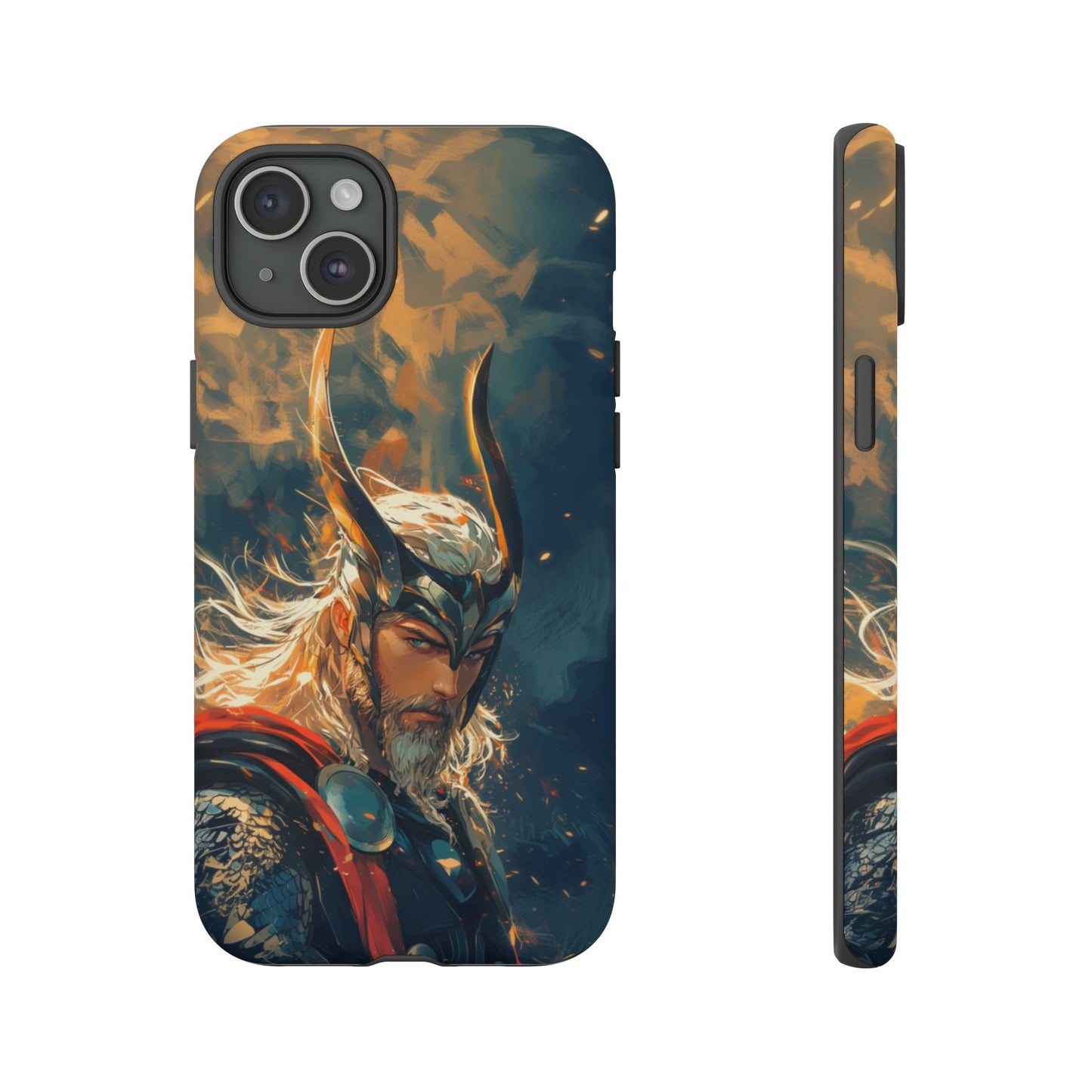 Storm-Bringer: Epic Thor Anime-Style Phone Case - iPhone, Google Pixel, Samsung