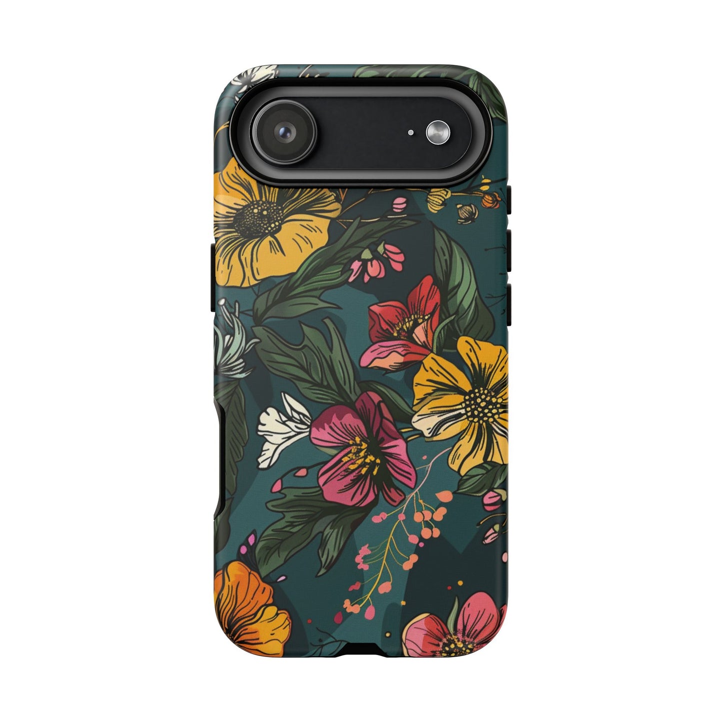 Vintage Floral Bloom – Tough iPhone Case