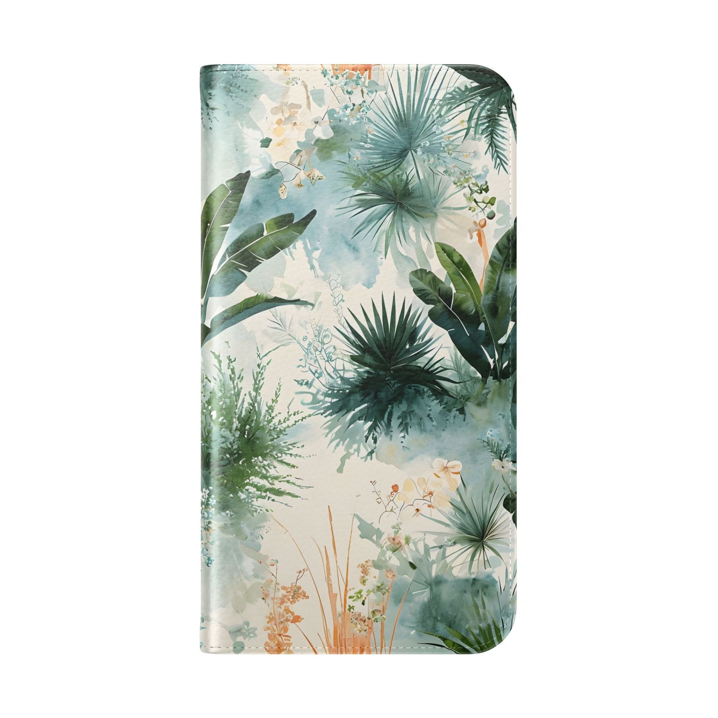 Tropical Botanical Watercolor - Wallet Flip Case