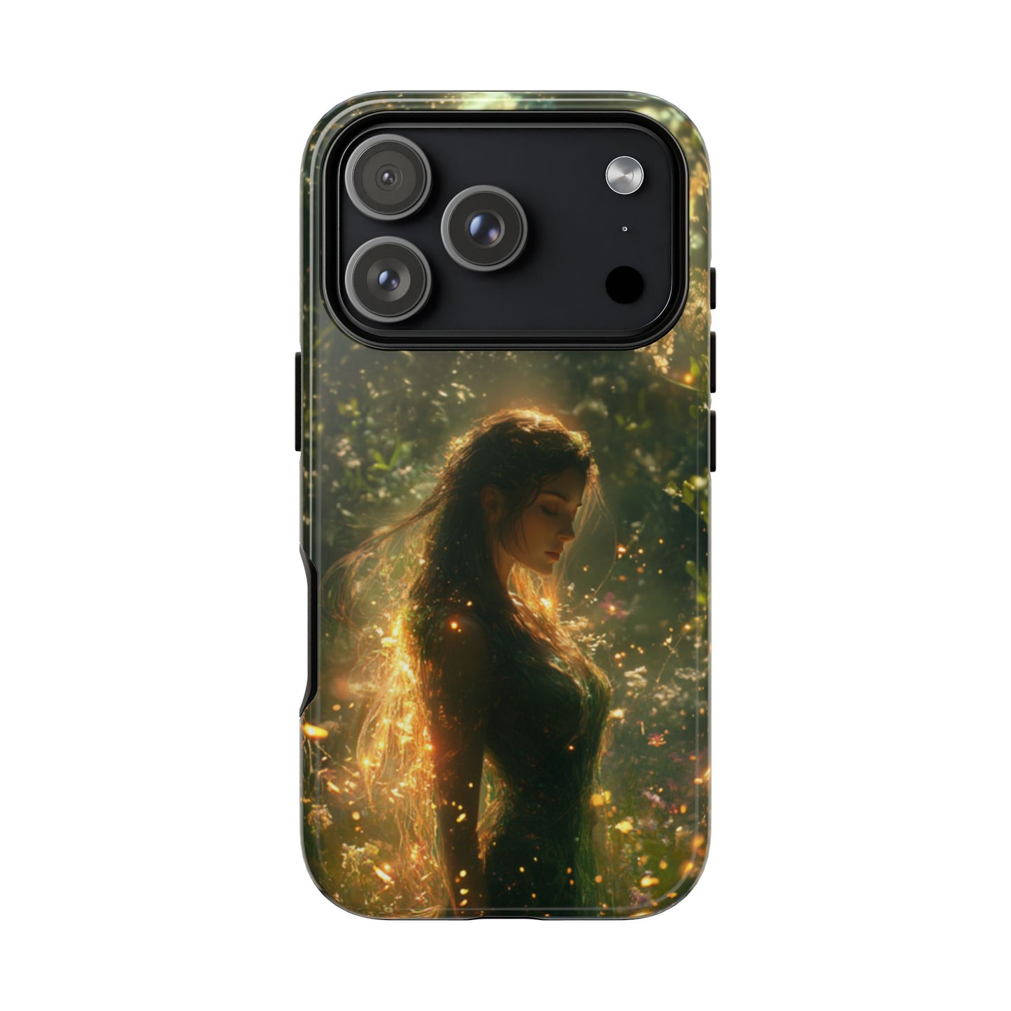 Forest Goddess Golden Light Meadow - Tough iPhone Case