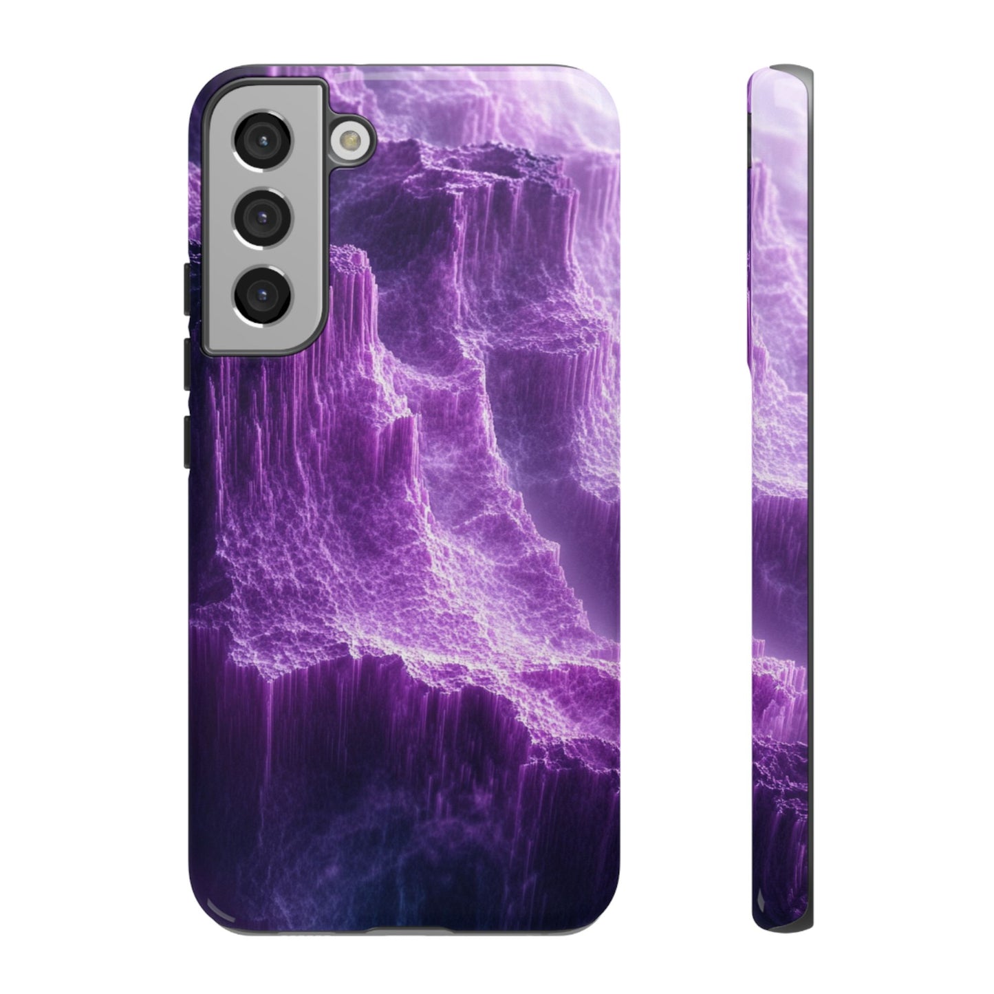 Purple Crystal Canyon - Tough Samsung Galaxy Case