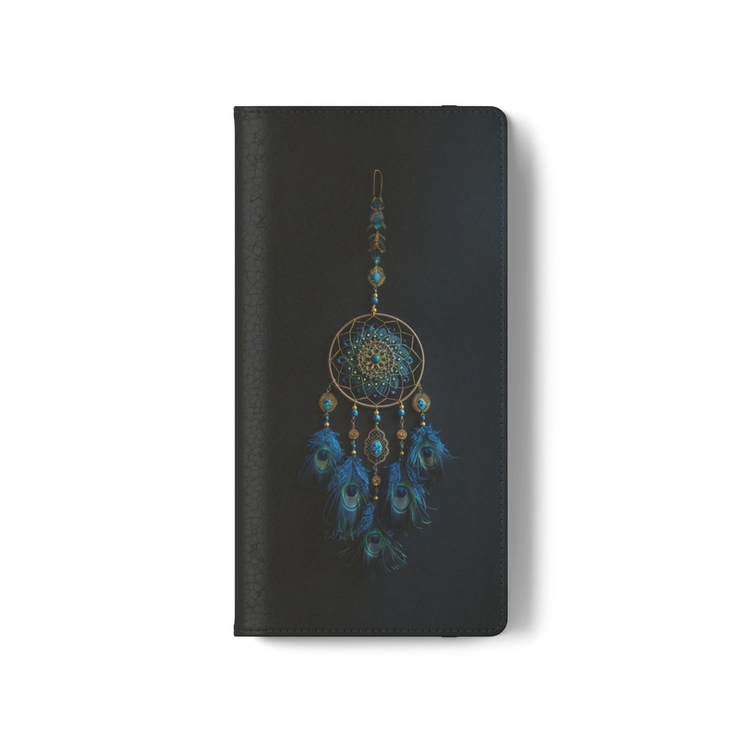 Peacock Feather Dreamcatcher - Wallet Flip Case