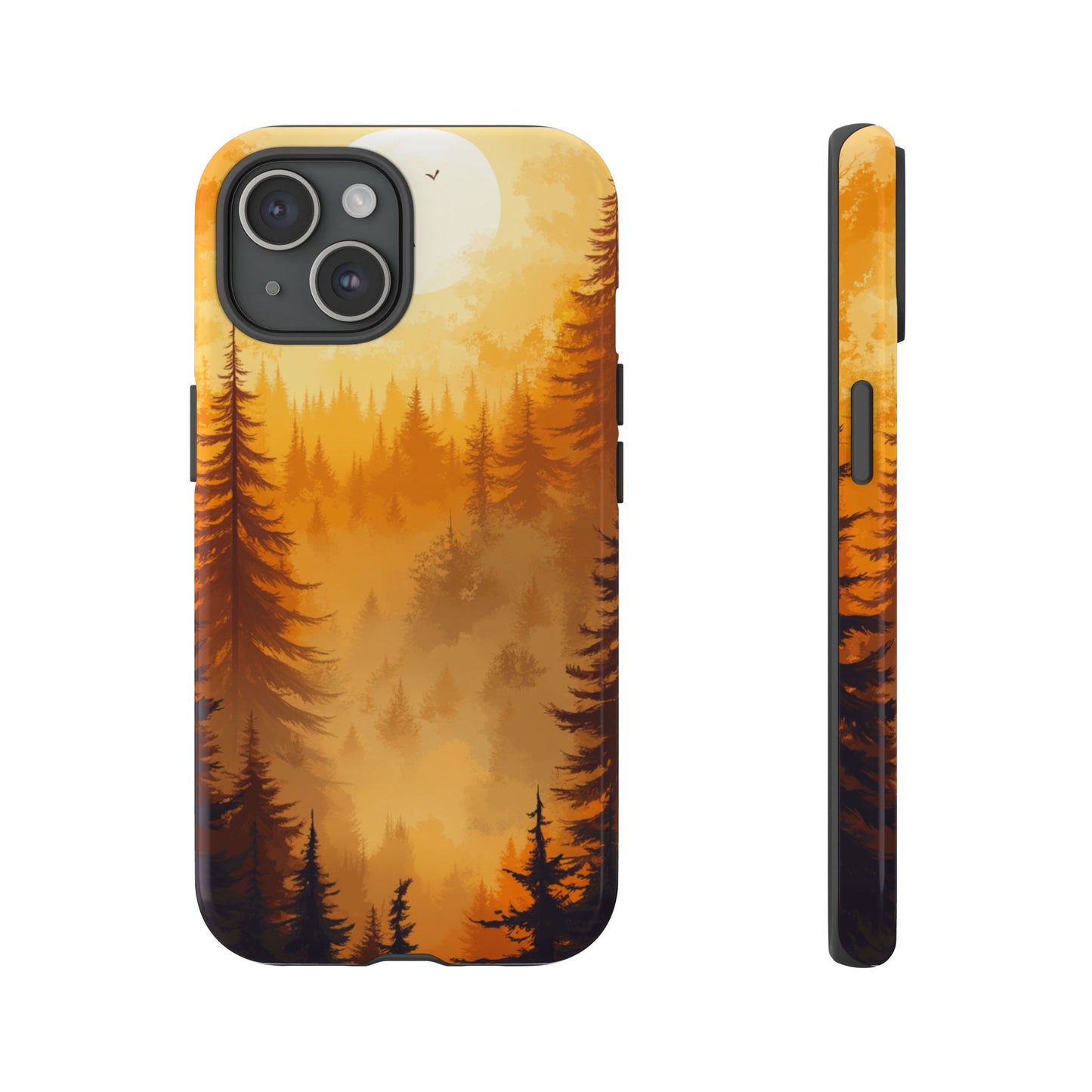 Golden Forest Silhouette – Tough iPhone Case