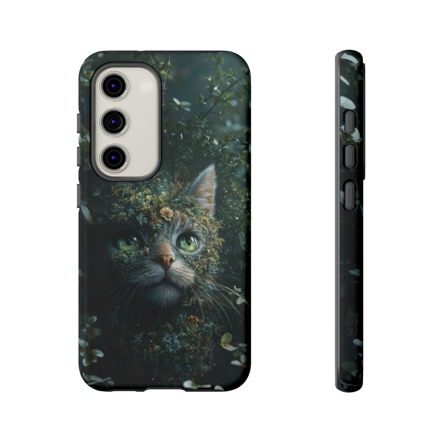 Forest Fantasy Cat Phone Case – iPhone, Google Pixel, Samsung Galaxy