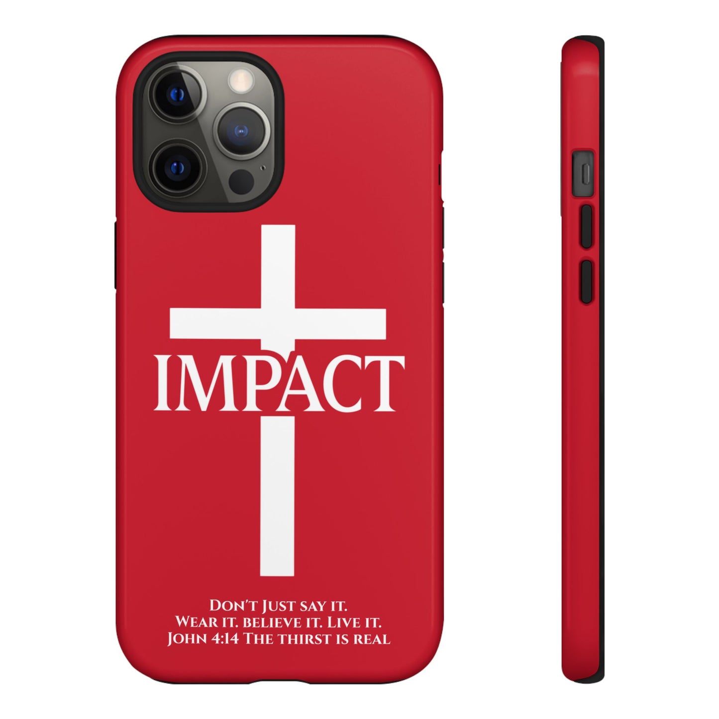 Impact Red - Tough iPhone Case