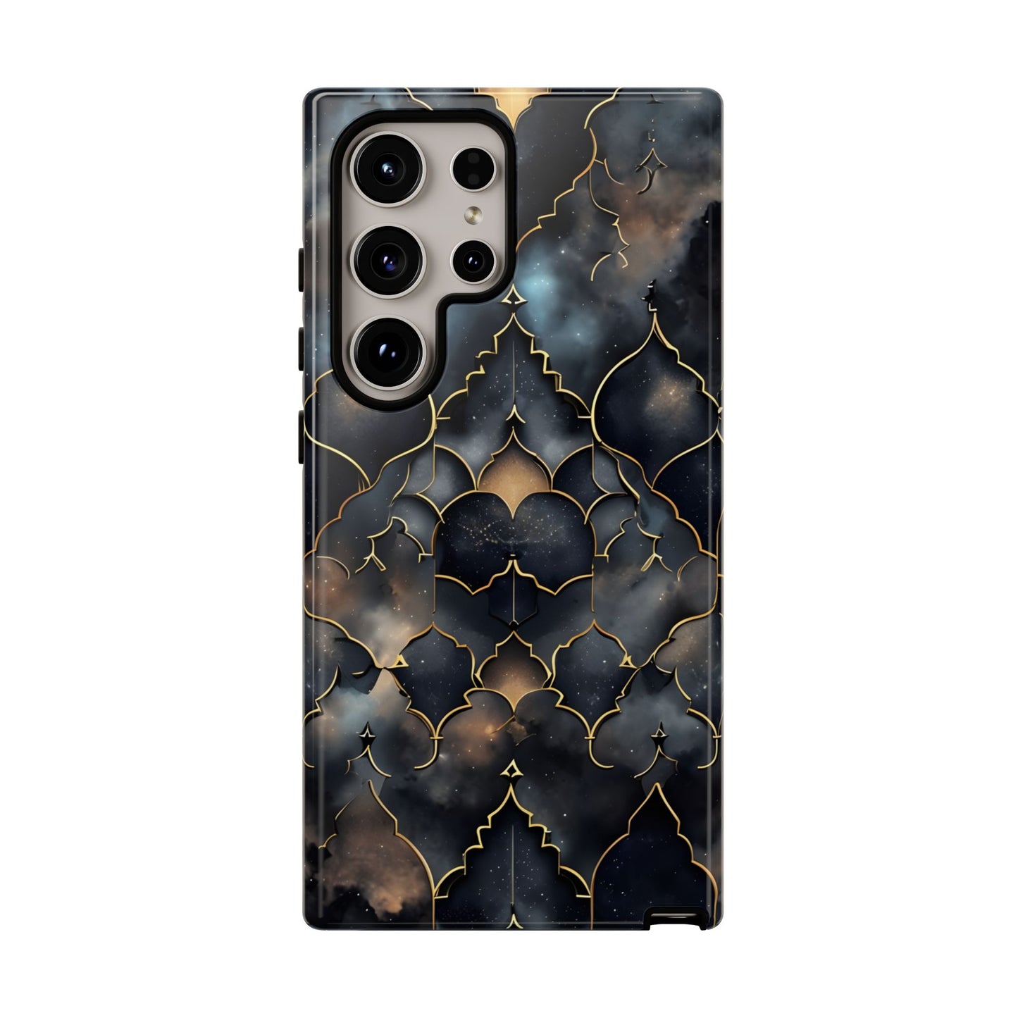 Celestial Mosaic: Cosmic Elegance Phone Case - iPhone, Google Pixel, Samsung Galaxy