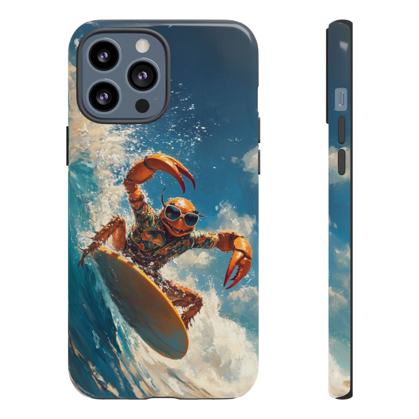 Surfing Crab - Tough iPhone Case
