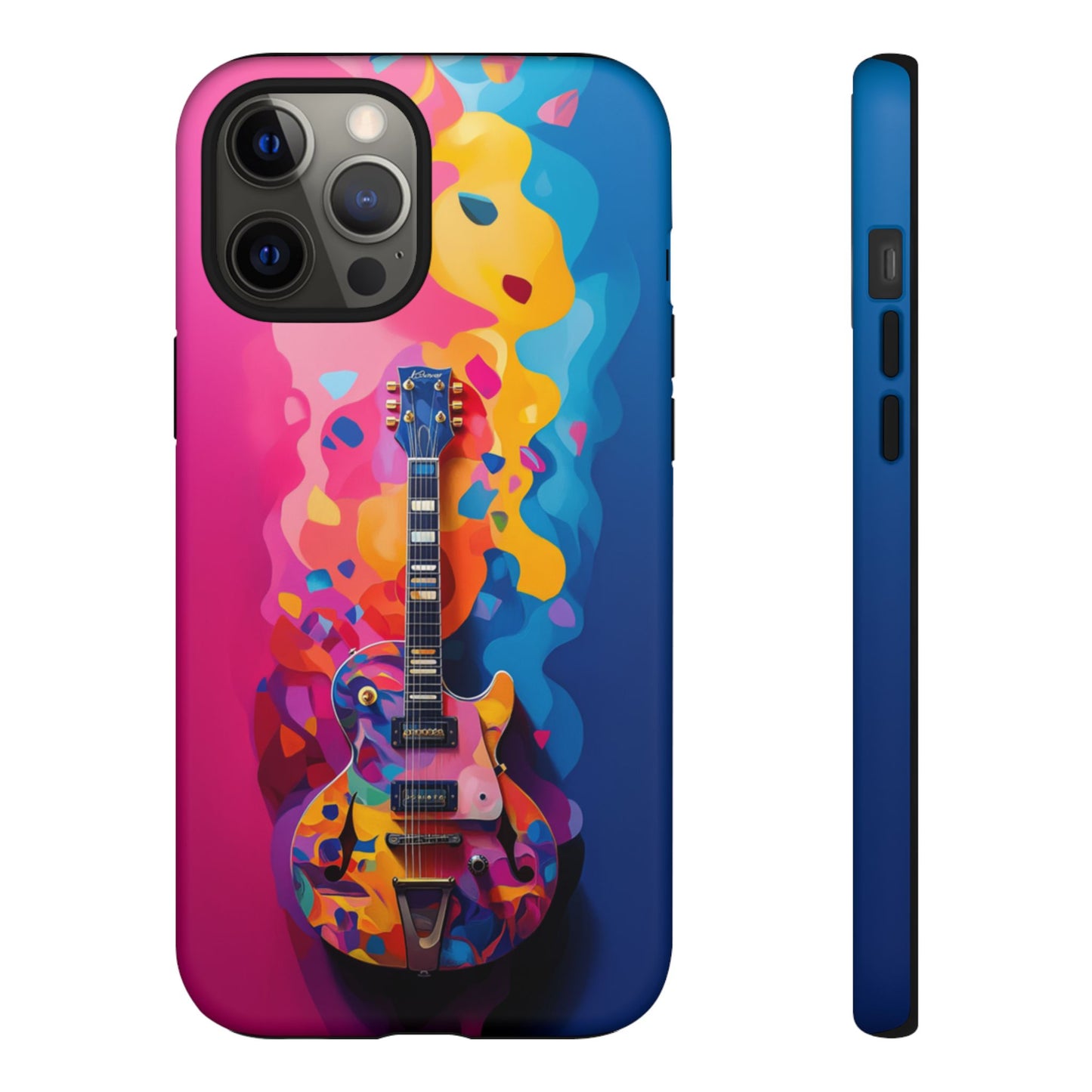 Vibrant Abstract Guitar Phone Case - iPhone, Google Pixel, Samsung Galaxy