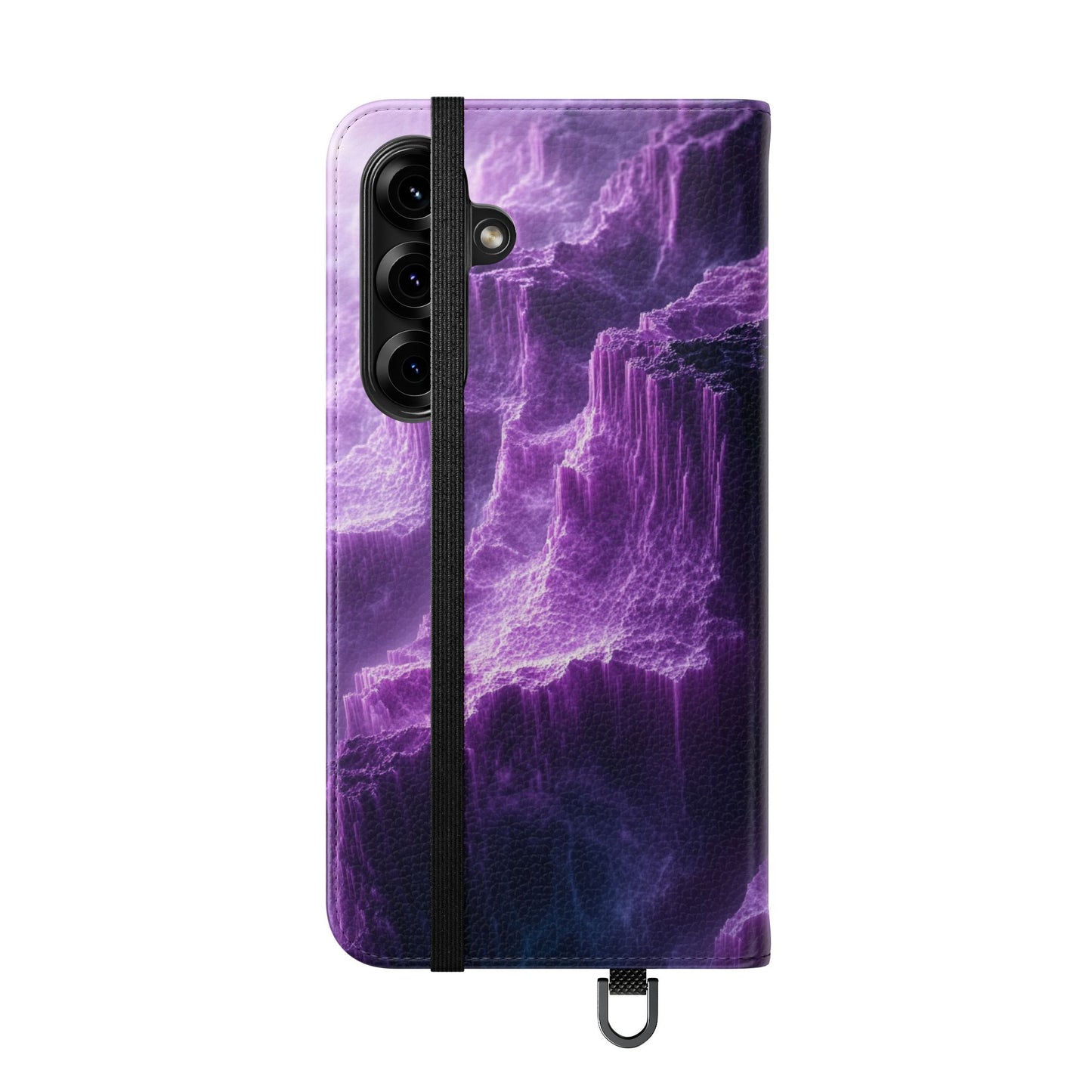 Purple Crystal Canyon - Wallet Flip Case