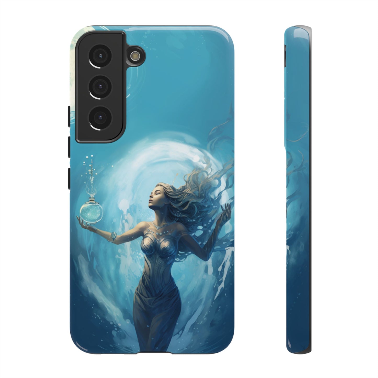 Aquarius Lunar Water Bearer Phone Case – iPhone, Google Pixel, Samsung Galaxy