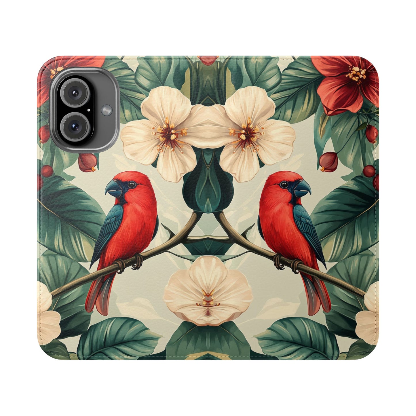 Scarlet Songbird - Wallet Flip Case