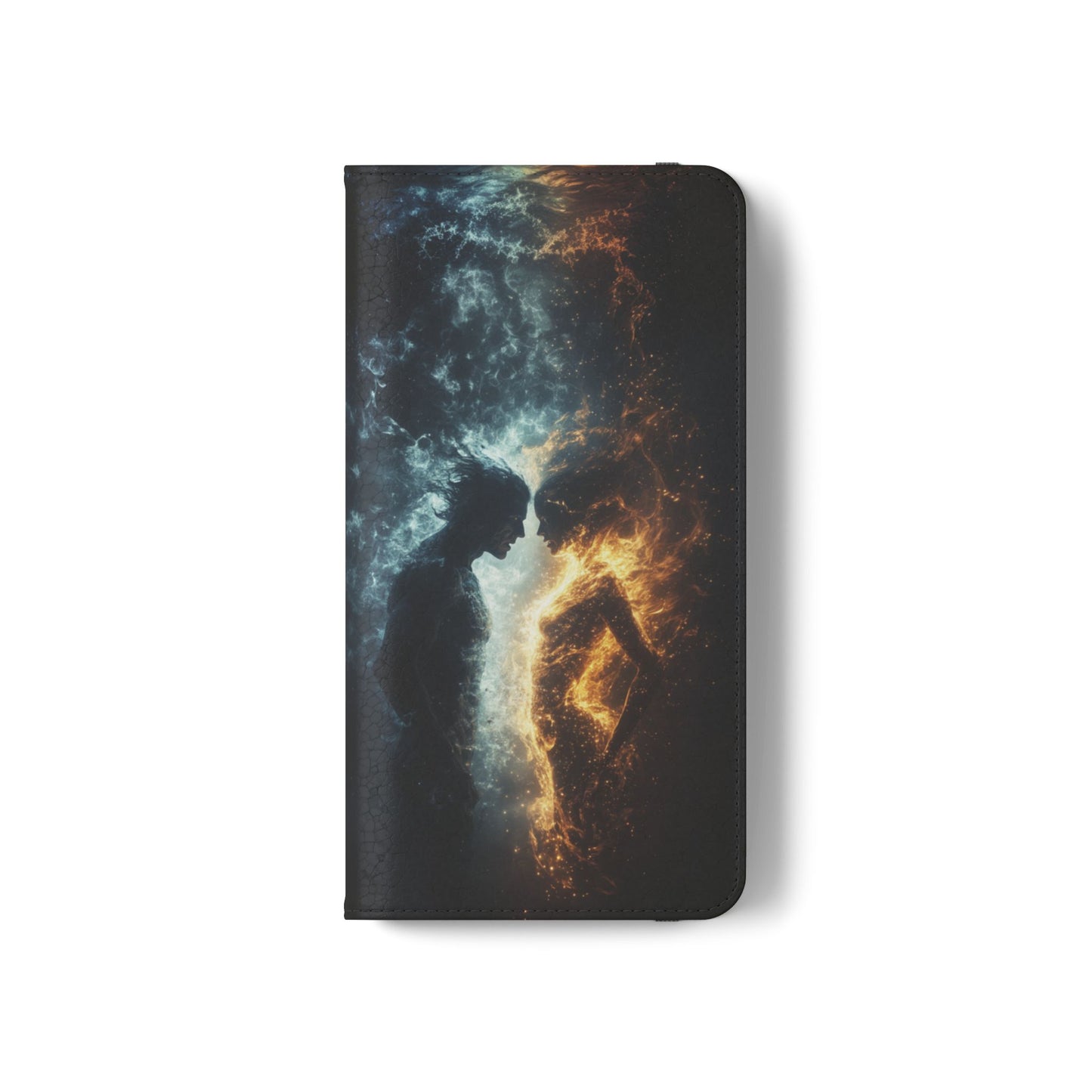 Fire & Frost Lovers - Wallet Flip Case