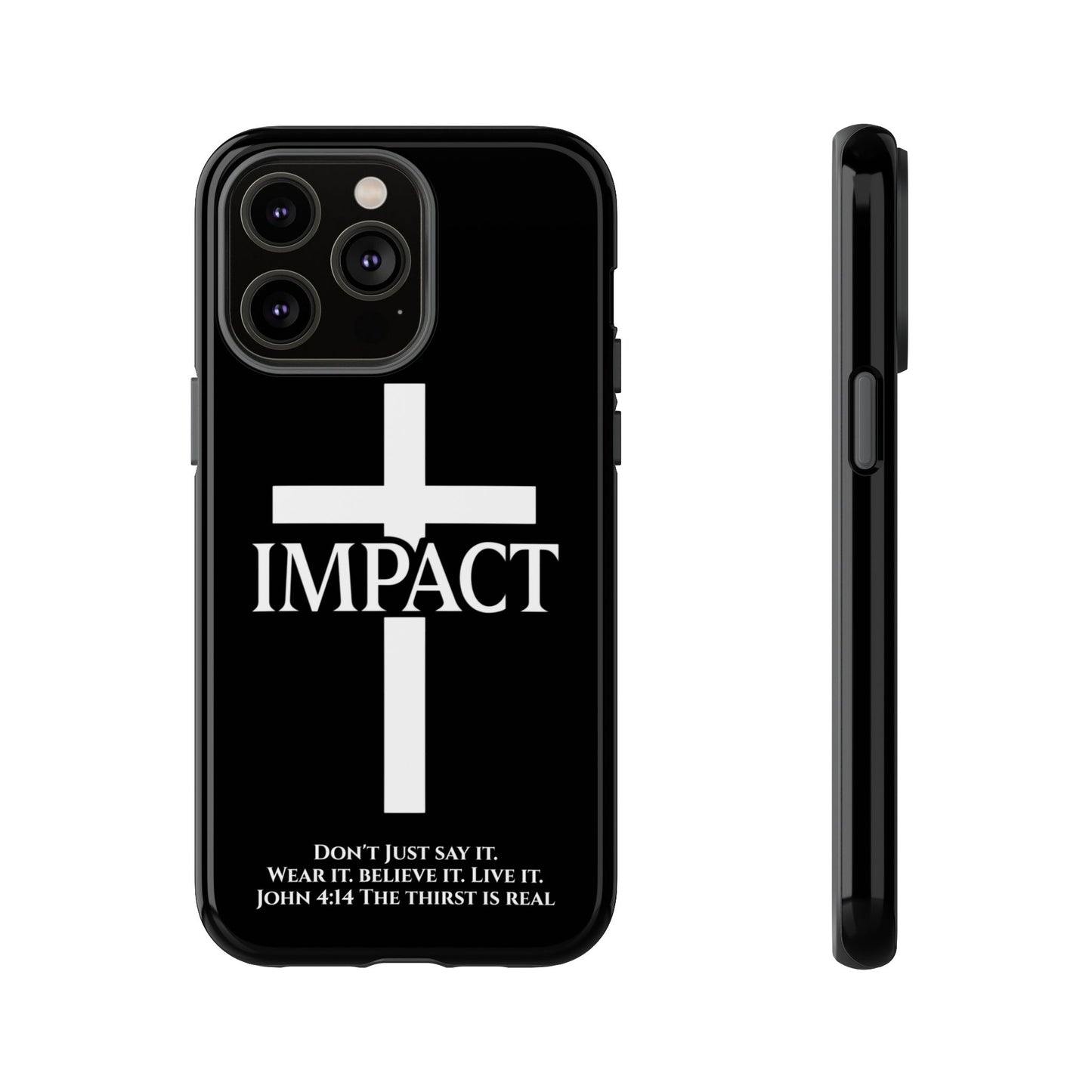 Impact Black/White - Tough iPhone Case