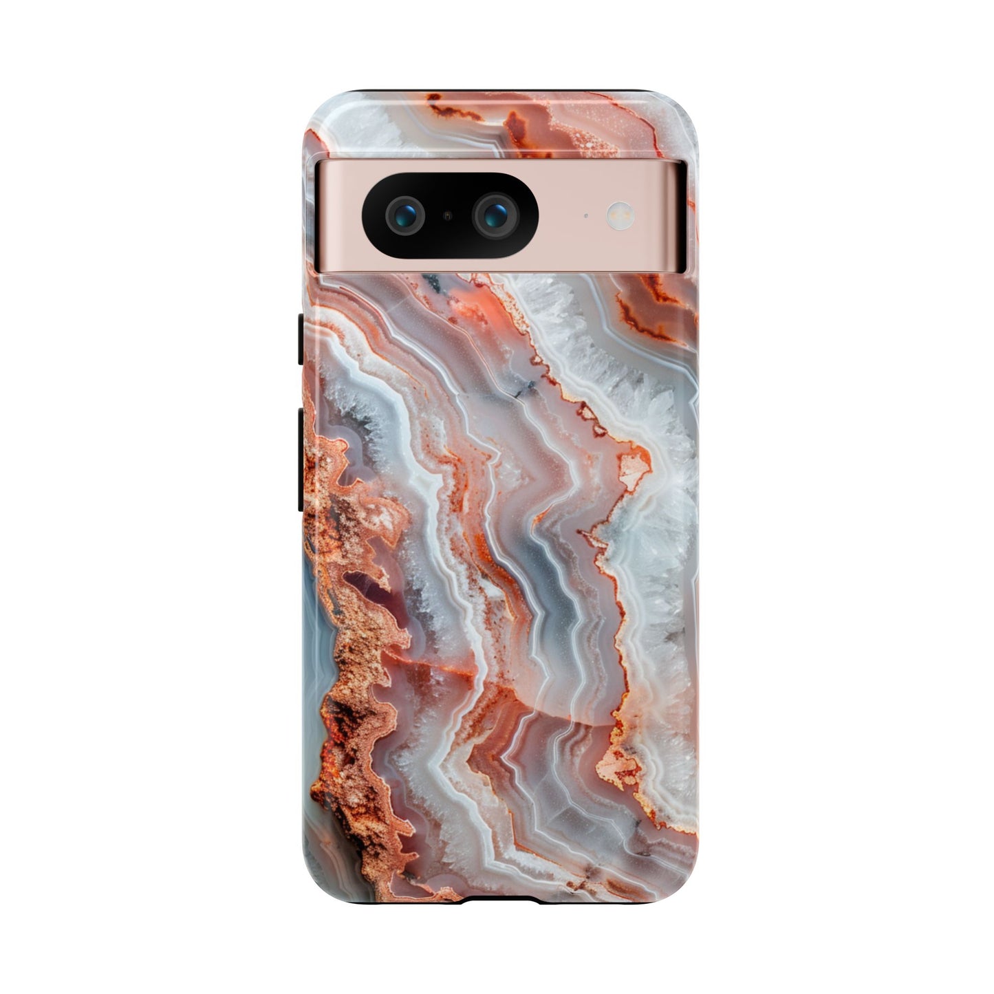 Rose Agate Currents – Tough Google Pixel Case