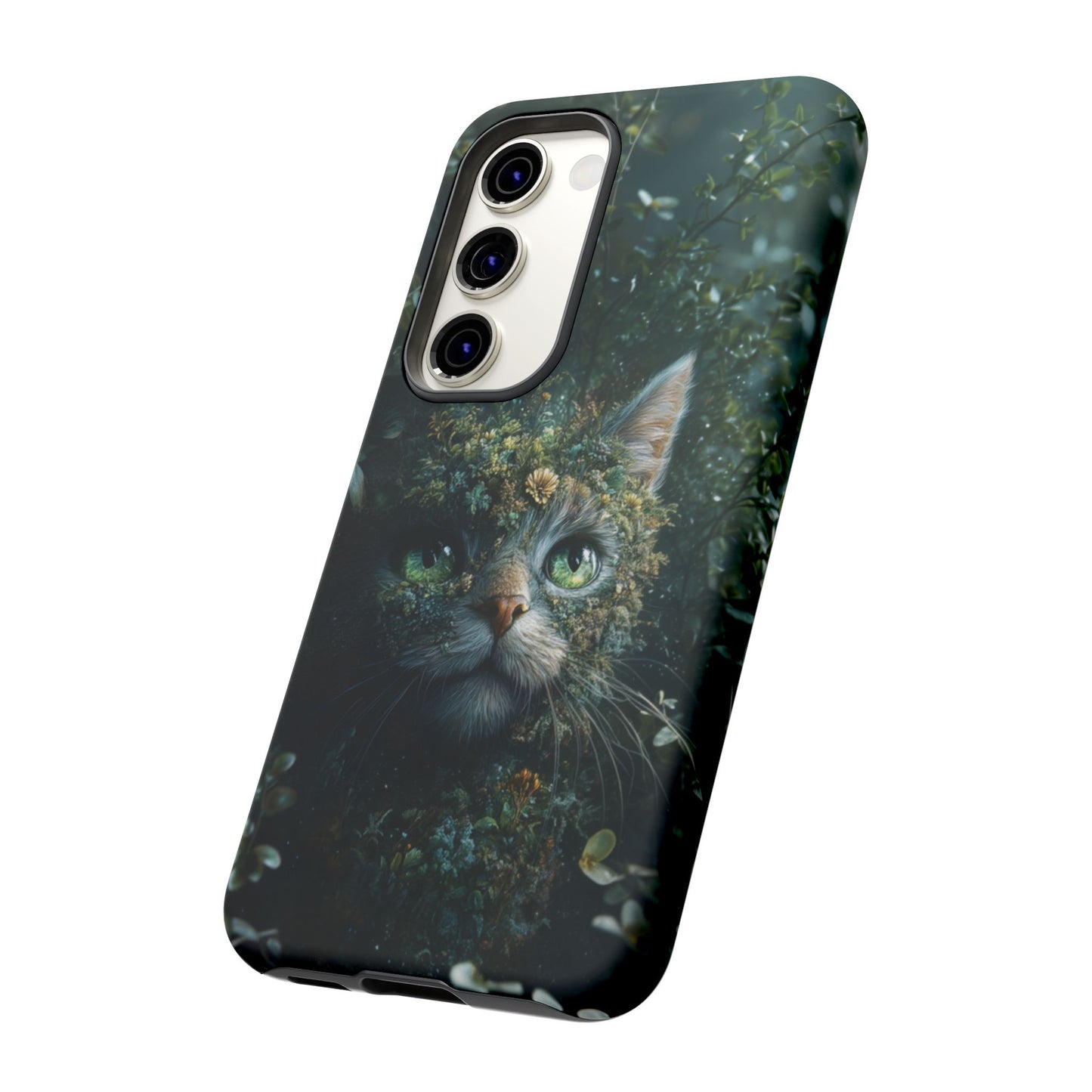 Forest Fantasy Cat Phone Case – iPhone, Google Pixel, Samsung Galaxy