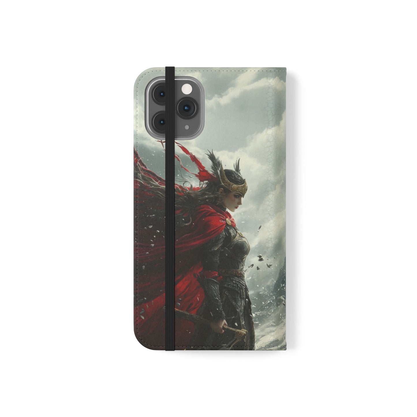 Freya Crimson Valkyrie - Wallet Flip Case