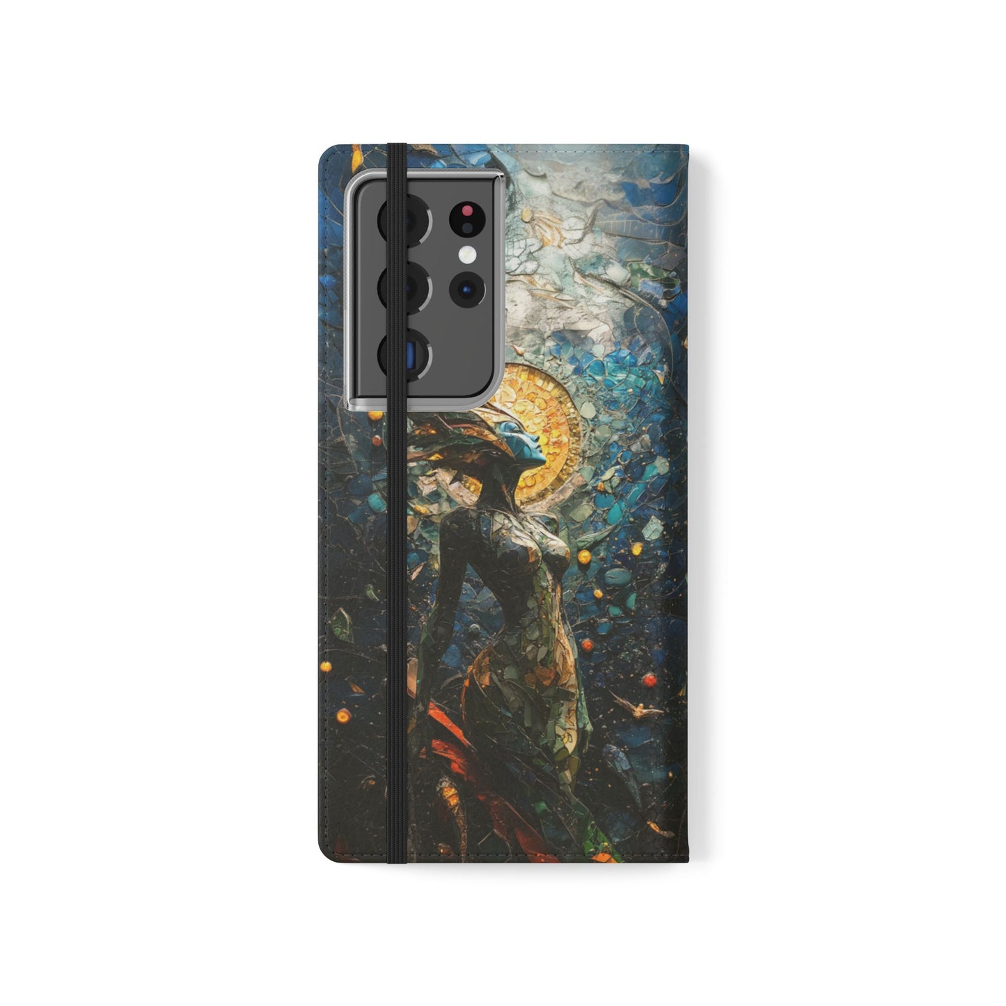 Stained Glass Goddess - Wallet Flip Case