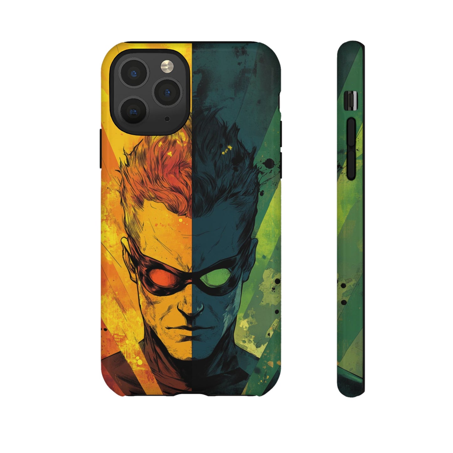Split Spectrum Hero – Tough iPhone Case