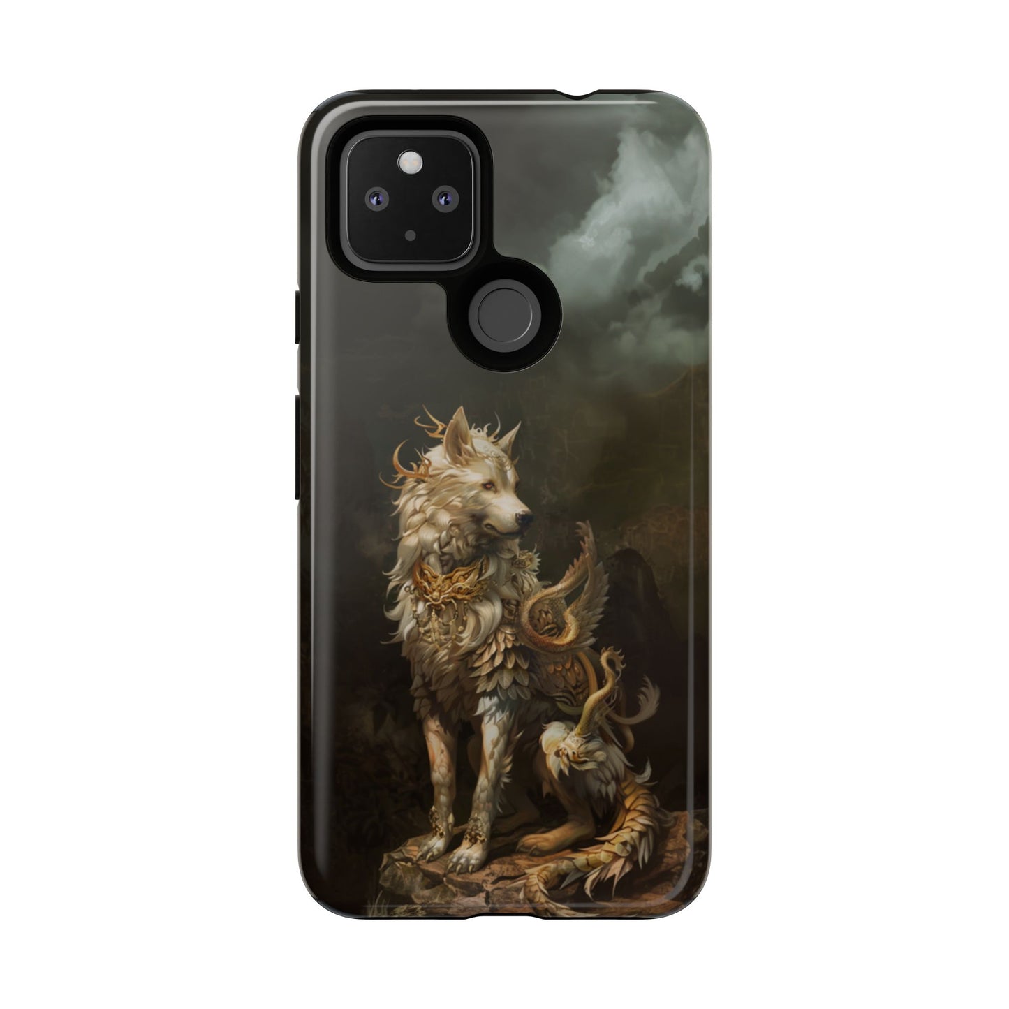 Antlered Wolf Guardian - Tough Google Pixel Case