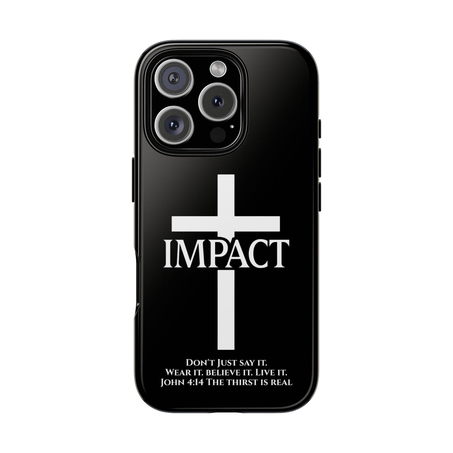 Impact Black/White - Tough iPhone Case