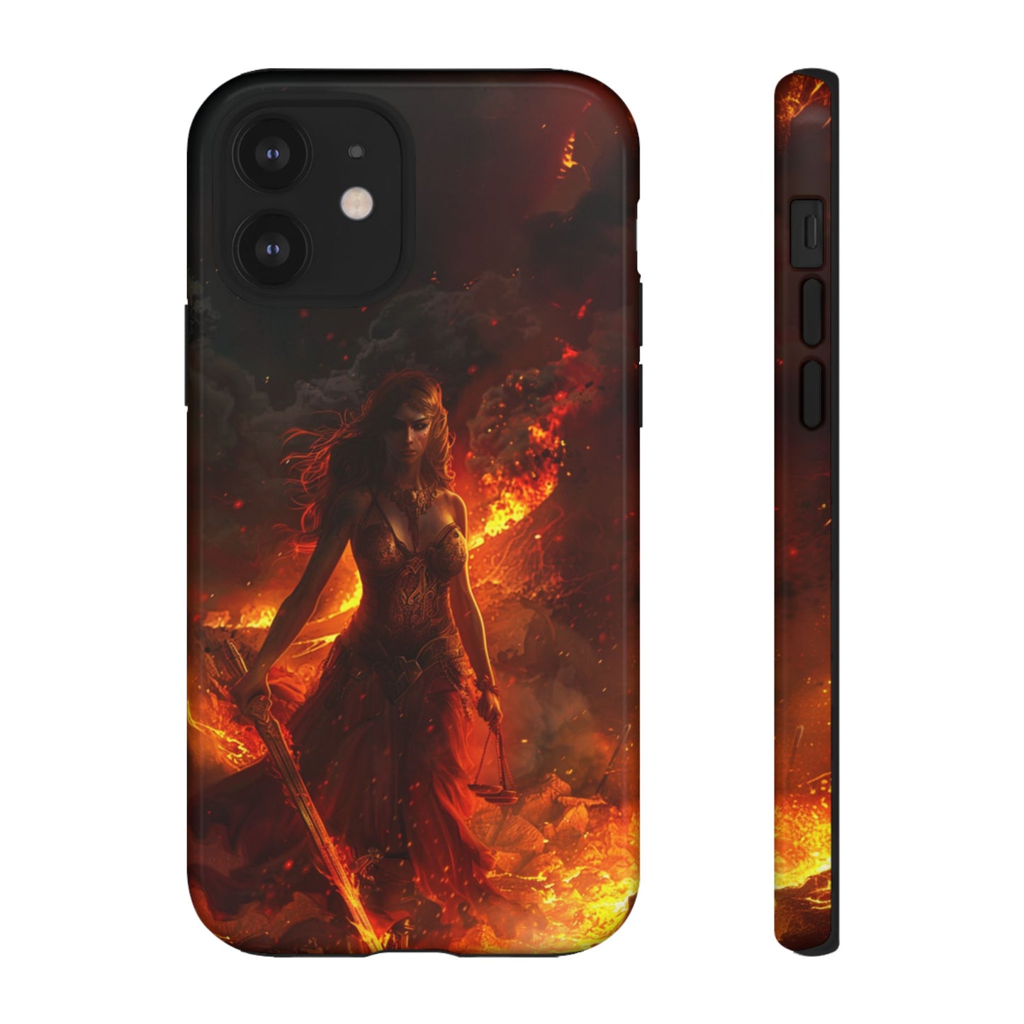 Fiery Goddess Nemesis Phone Case - iPhone, Google Pixel, Samsung Galaxy