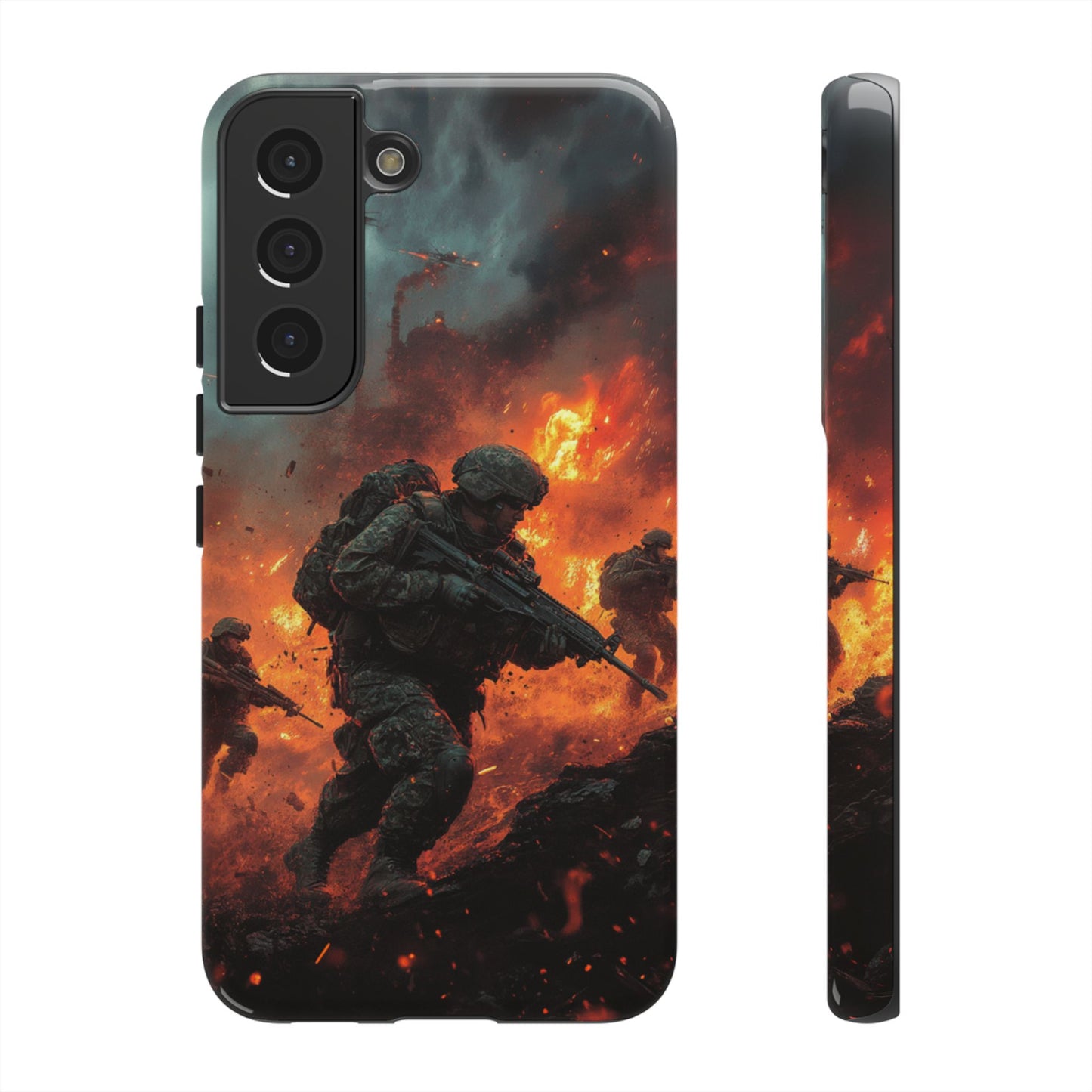 Epic Battlefield Soldier Phone Case - iPhone, Google Pixel, Samsung Galaxy