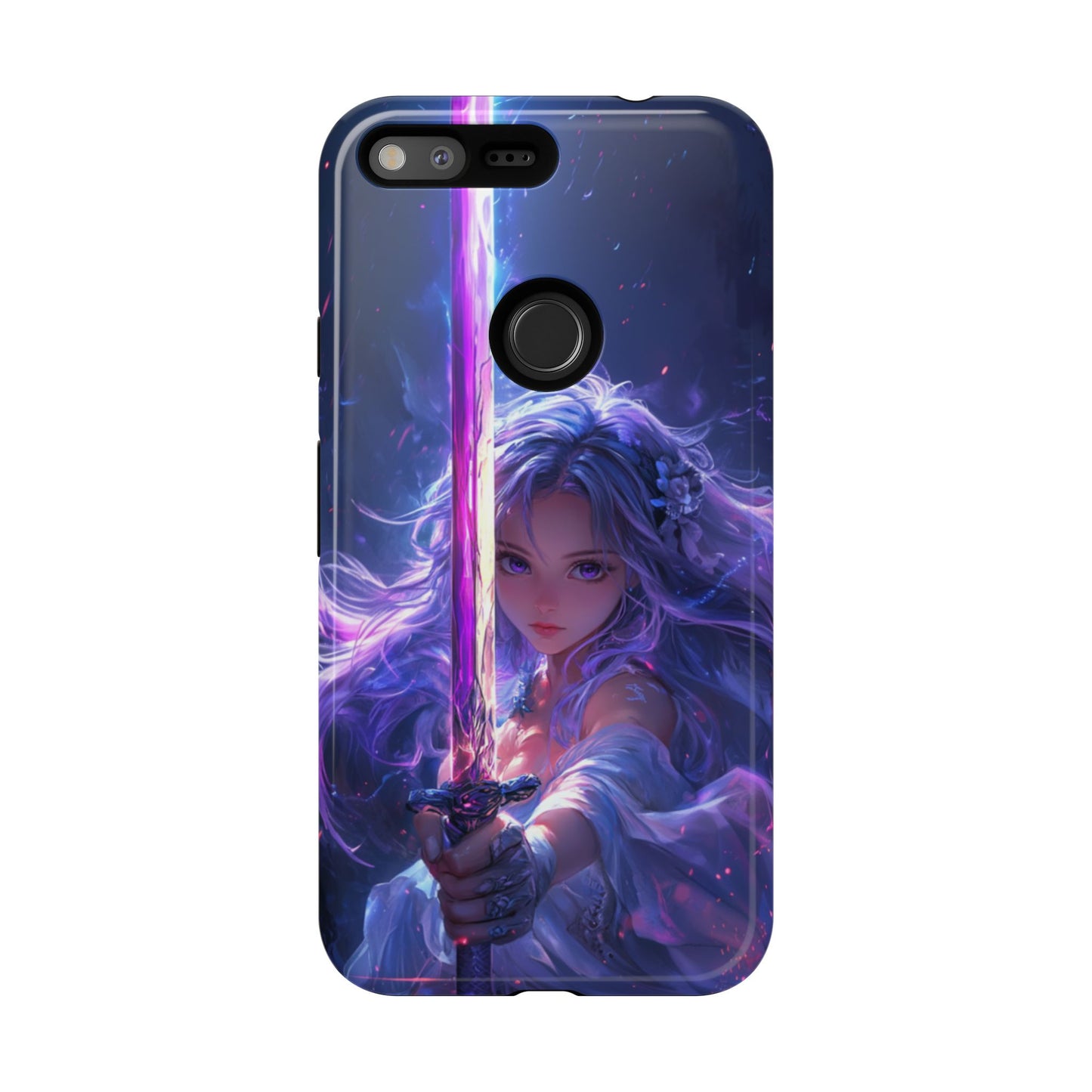 Violet Blade Warrior – Tough Google Pixel Case