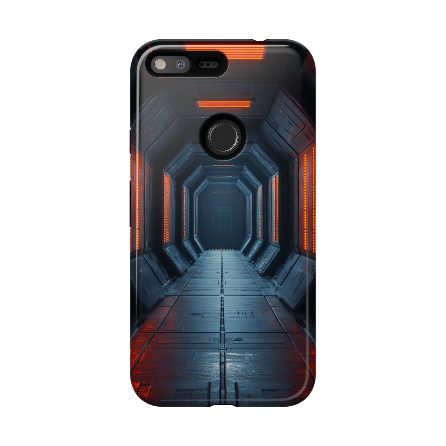 Red Alert Corridor – Tough Google Pixel Case
