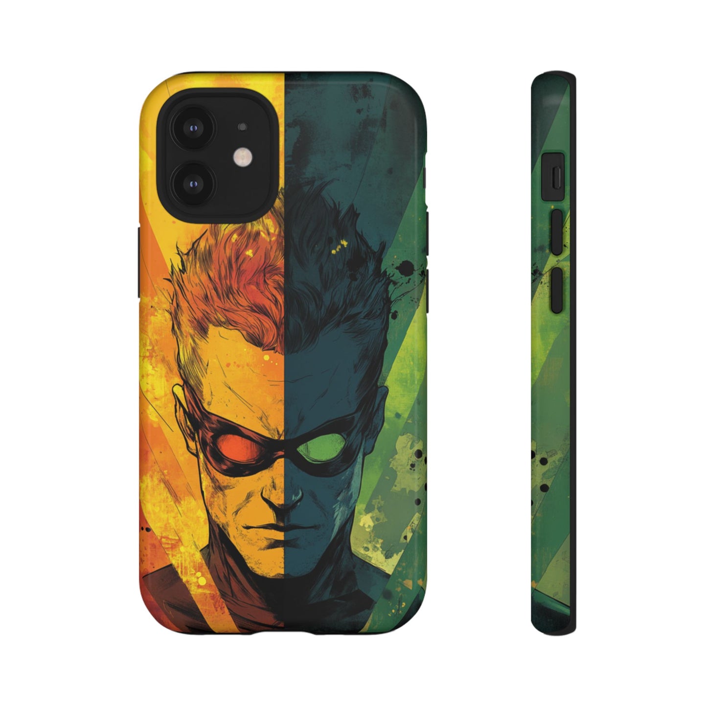 Split Spectrum Hero – Tough iPhone Case