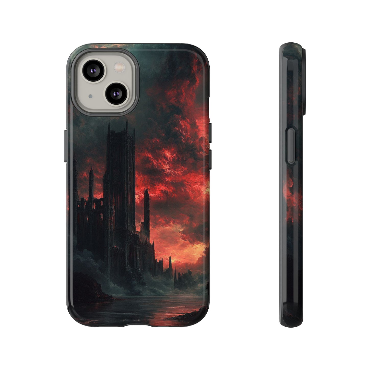 Crimson Dread Citadel – Tough iPhone Case