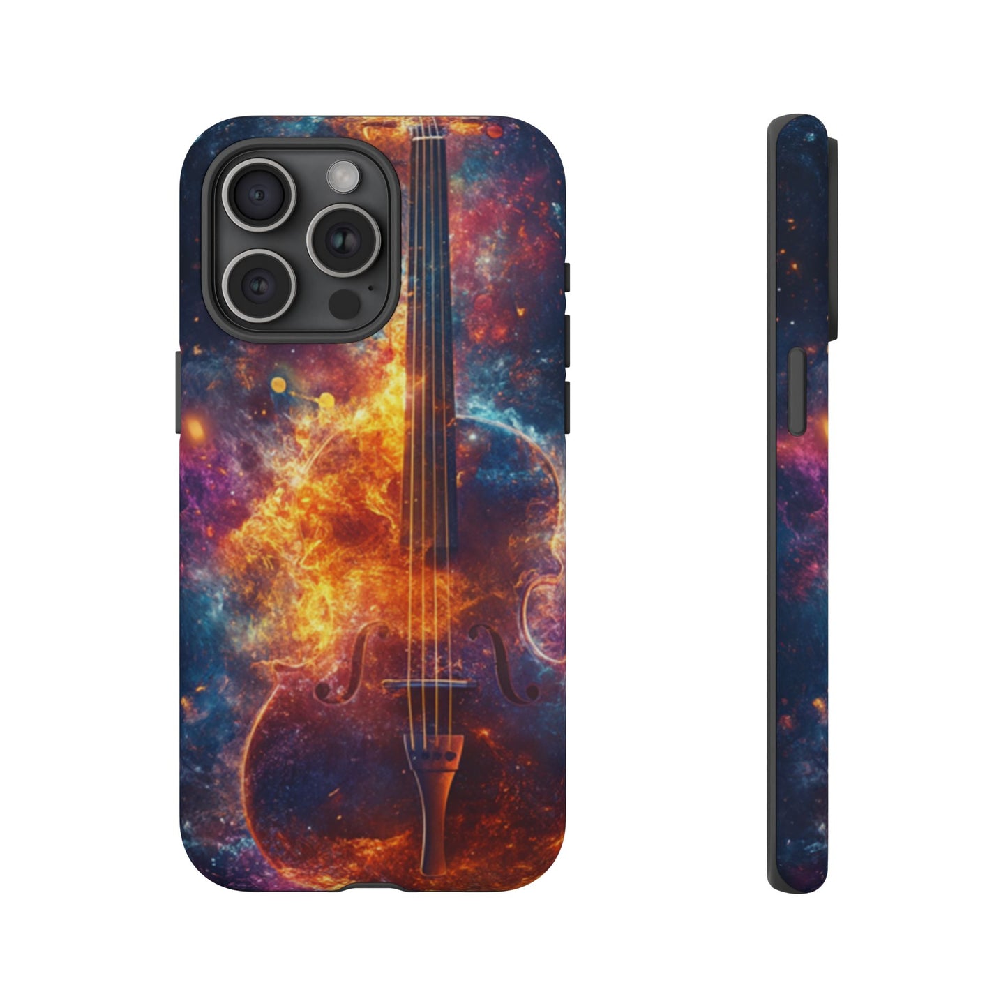 Fiery Violin Galaxy Phone Case – iPhone, Samsung, Google Pixel