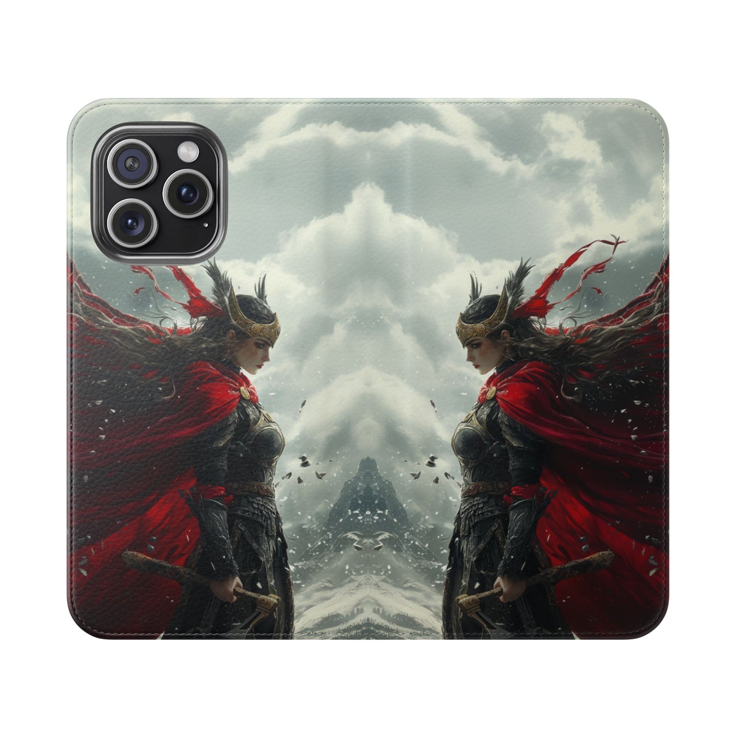 Freya Crimson Valkyrie - Wallet Flip Case