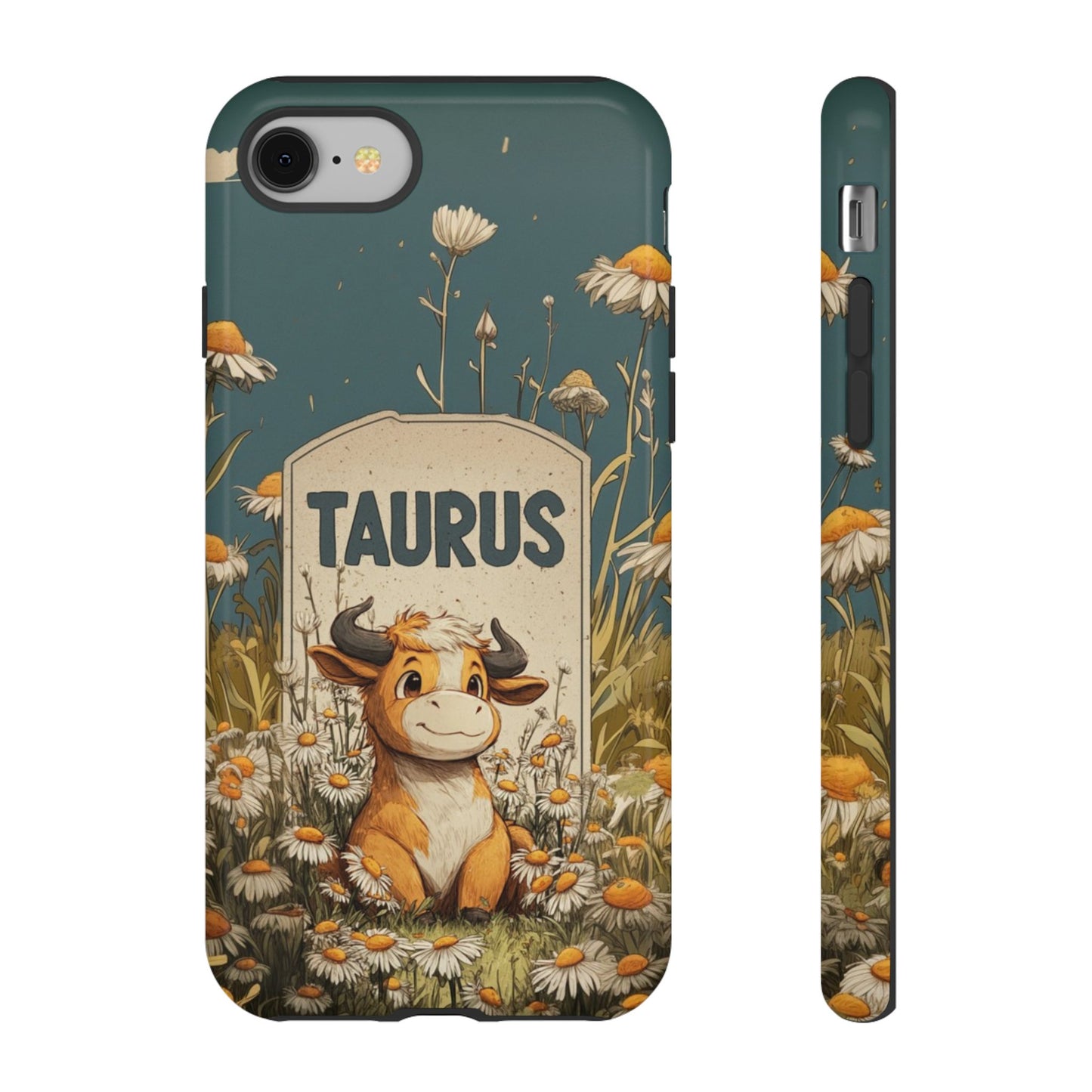 Taurus Cute Calf - Tough iPhone Case