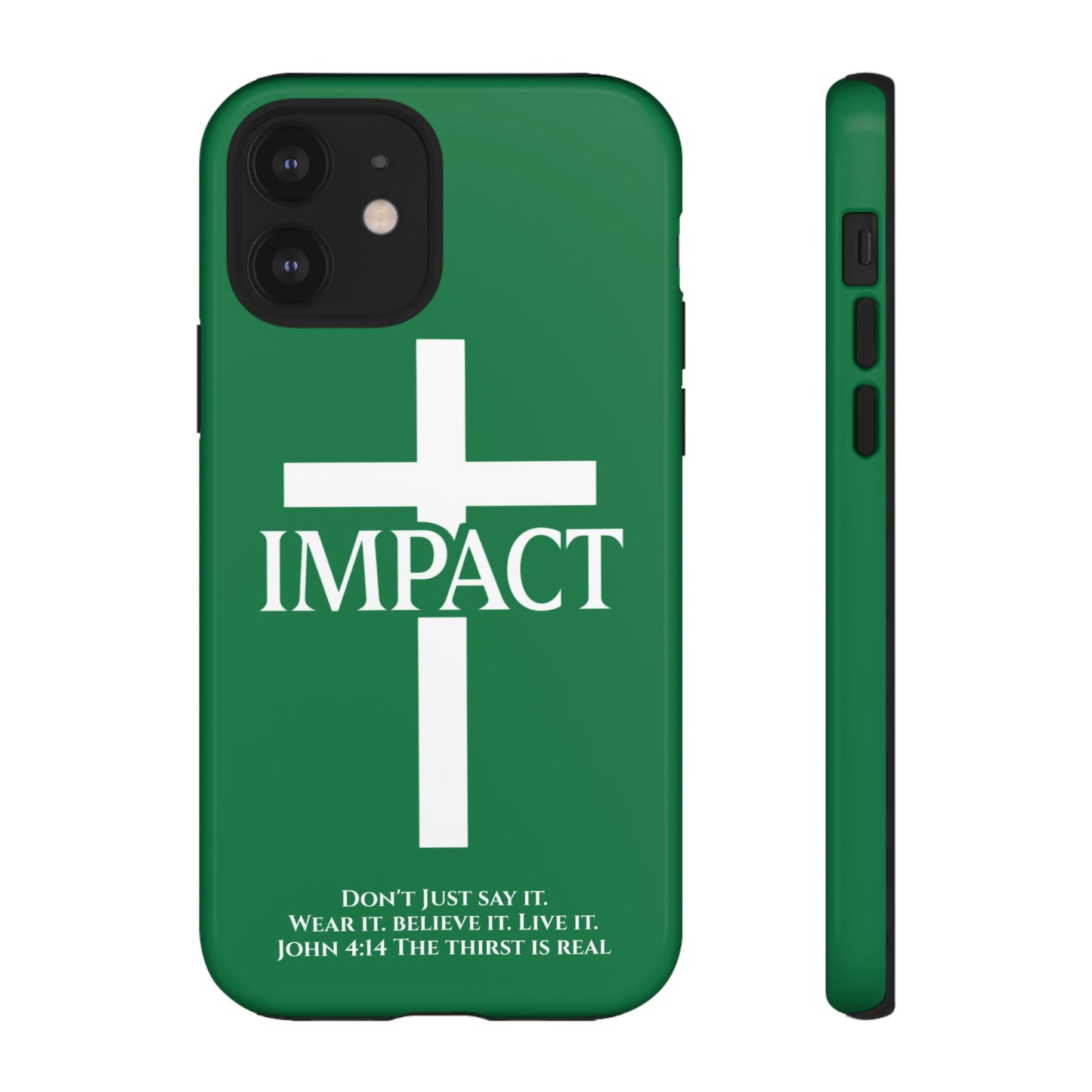 Impact Green - Tough iPhone Case