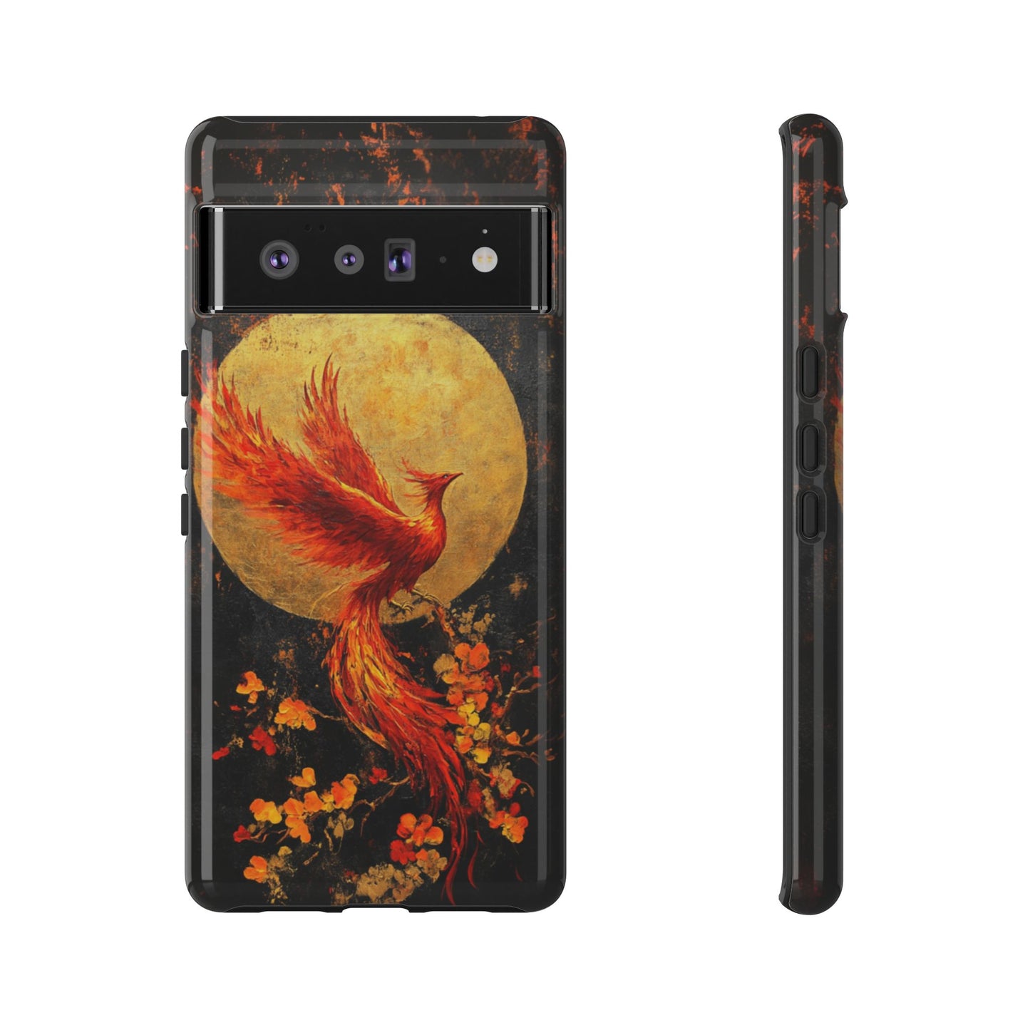 Golden Phoenix Rise – Tough Google Pixel Case