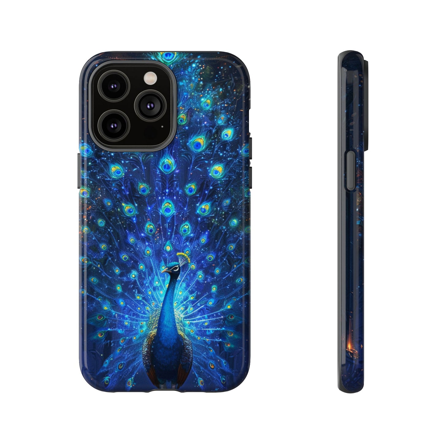 Starlit Peacock Majesty – Tough iPhone Case