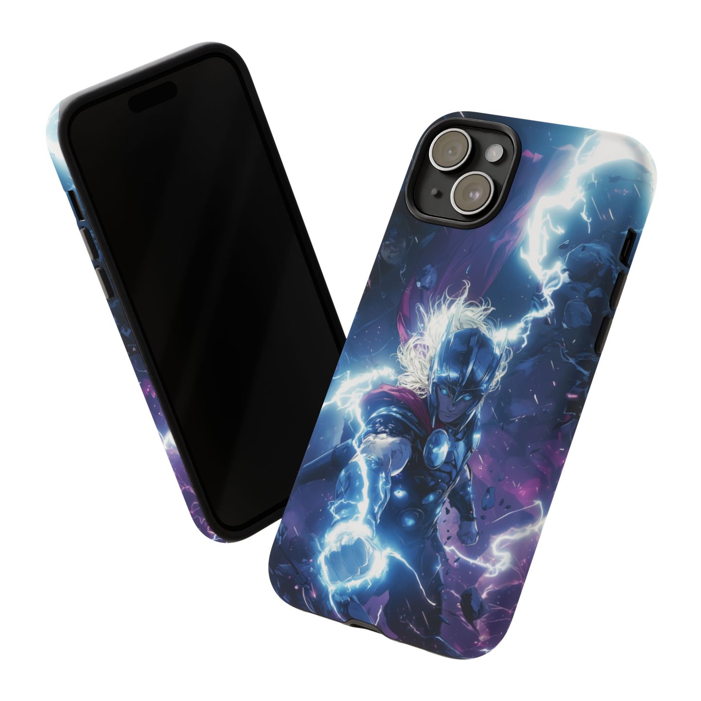 Lightning Fury: Thor Anime Action Phone Case - iPhone, Google Pixel, Samsung