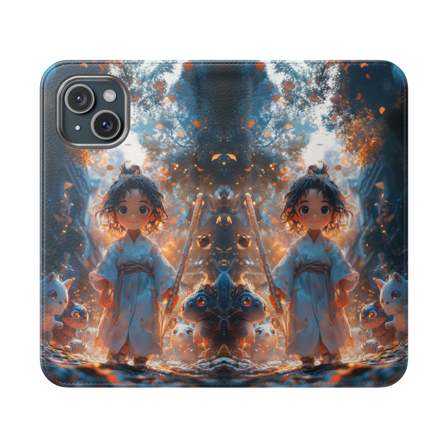 Forest Spirit Child - Wallet Flip Case