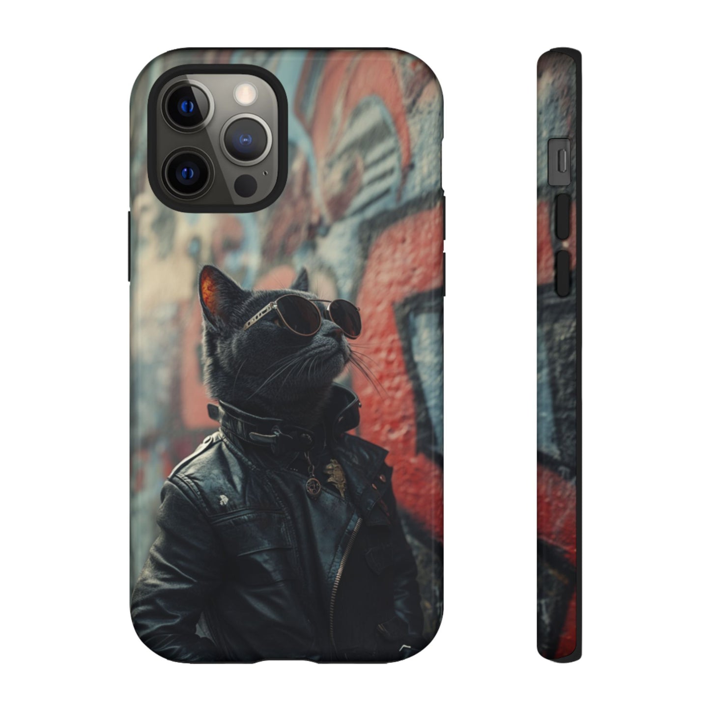 Punk Rock Cat Phone Case – iPhone, Google Pixel, Samsung Galaxy