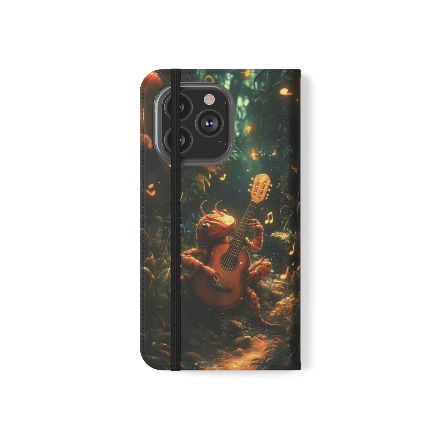 Serenade Forest Guitarist - Wallet Flip Case