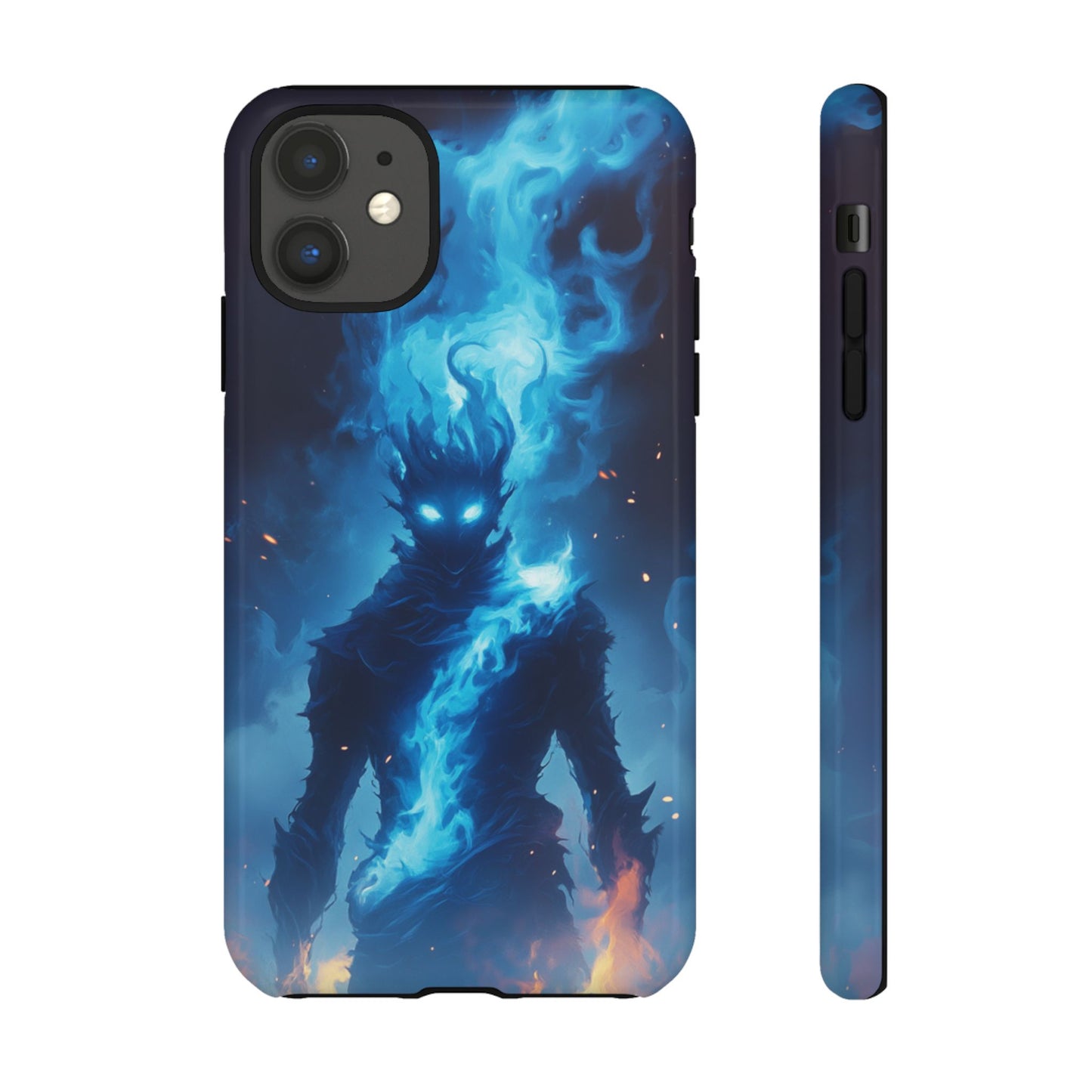 Blue Flame Spirit - Tough iPhone Case