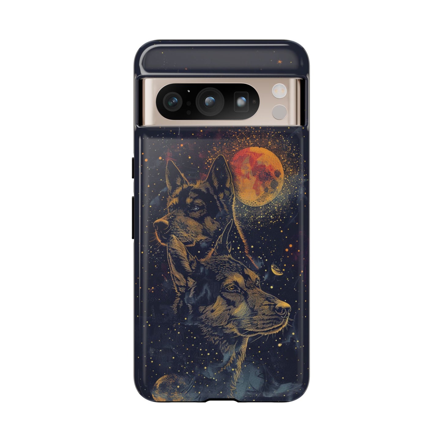 German Shepherd Celestial Phone Case – iPhone, Google Pixel, Samsung Galaxy
