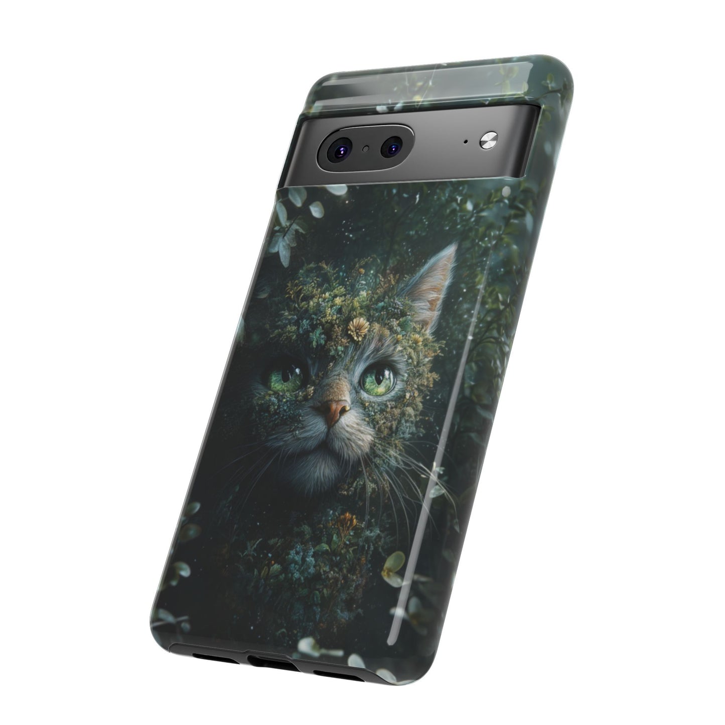 Forest Fantasy Cat Phone Case – iPhone, Google Pixel, Samsung Galaxy