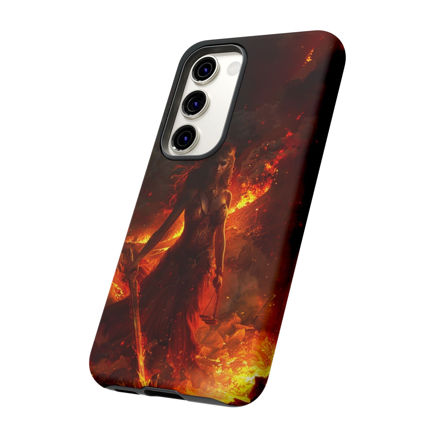 Fiery Goddess Nemesis Phone Case - iPhone, Google Pixel, Samsung Galaxy