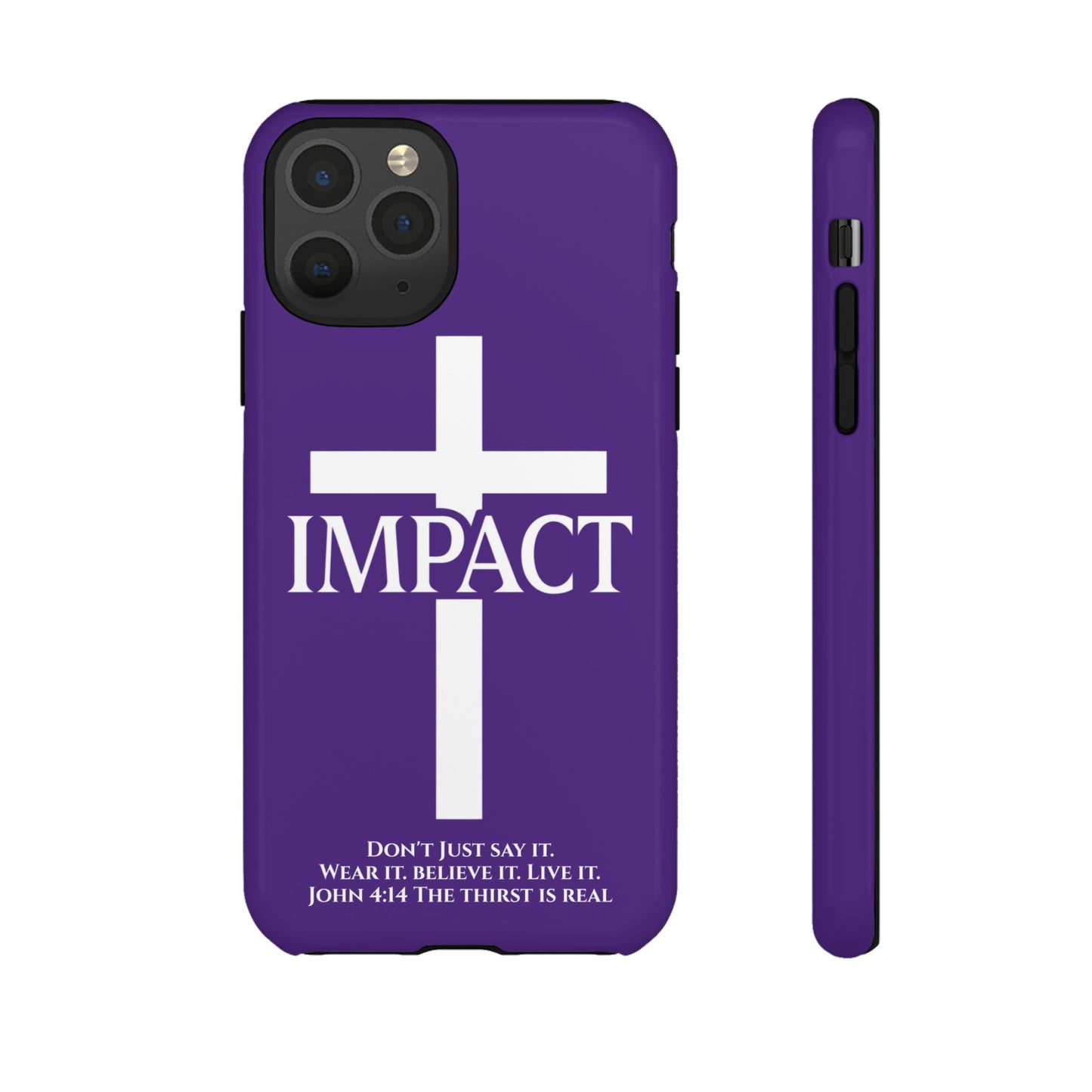 Impact Purple - Tough iPhone Case