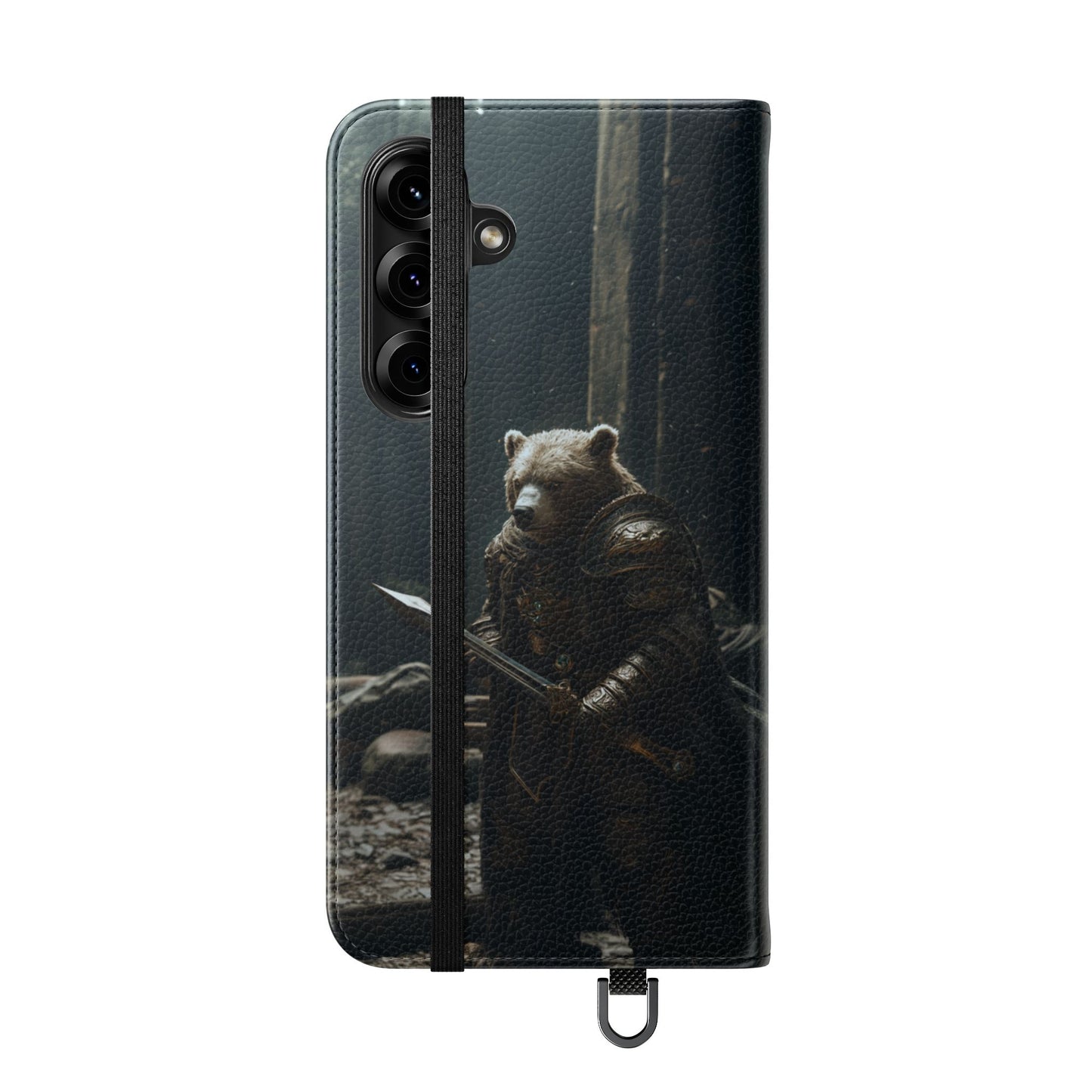 Medieval Bear Warrior Knight - Wallet Flip Case