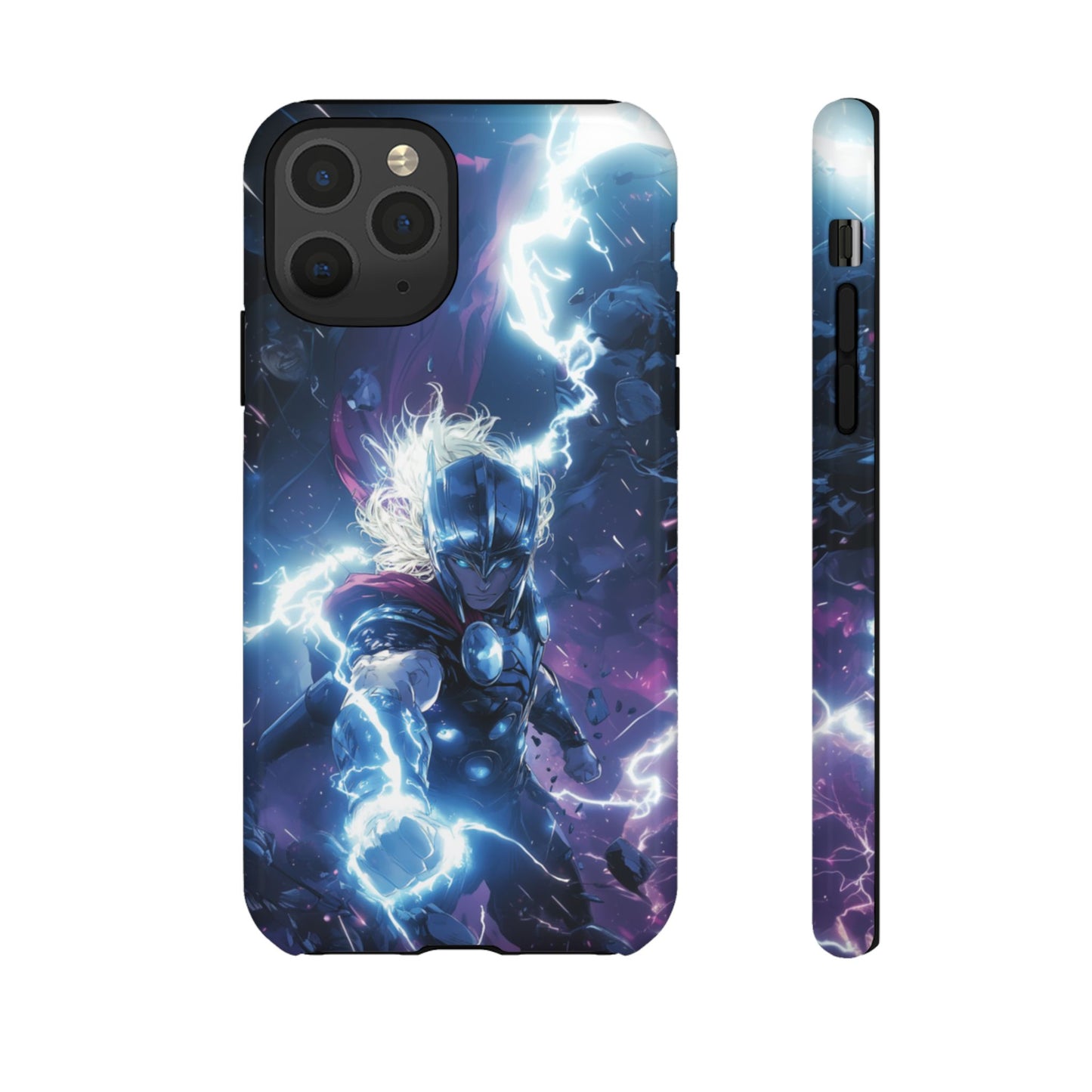 Lightning Fury: Thor Anime Action Phone Case - iPhone, Google Pixel, Samsung