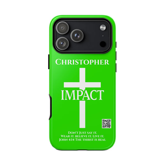Impact Fluorescent Green - iPhone 17 Pro Max - Christopher