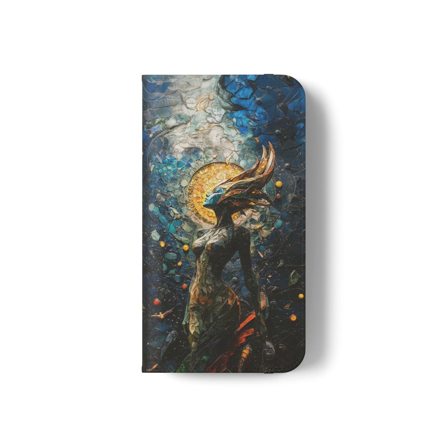 Stained Glass Goddess - Wallet Flip Case
