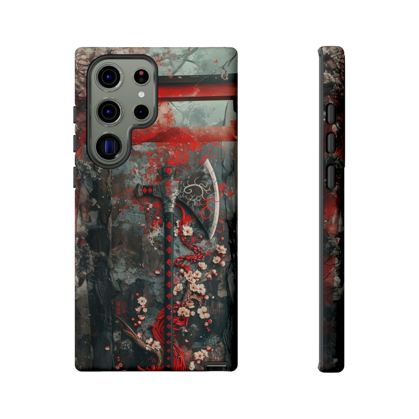 Sakura Warrior Axe - Tough Samsung Galaxy Case